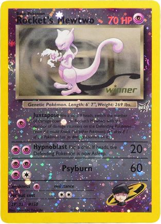 [PKM] Rocket's Mewtwo (8) (Winner) [Best of Promos]