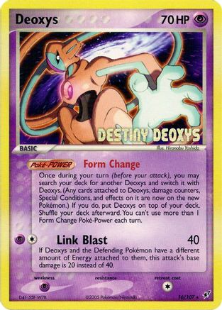 [PKM] Deoxys (16/107) (Movie Promo) [EX: Deoxys]
