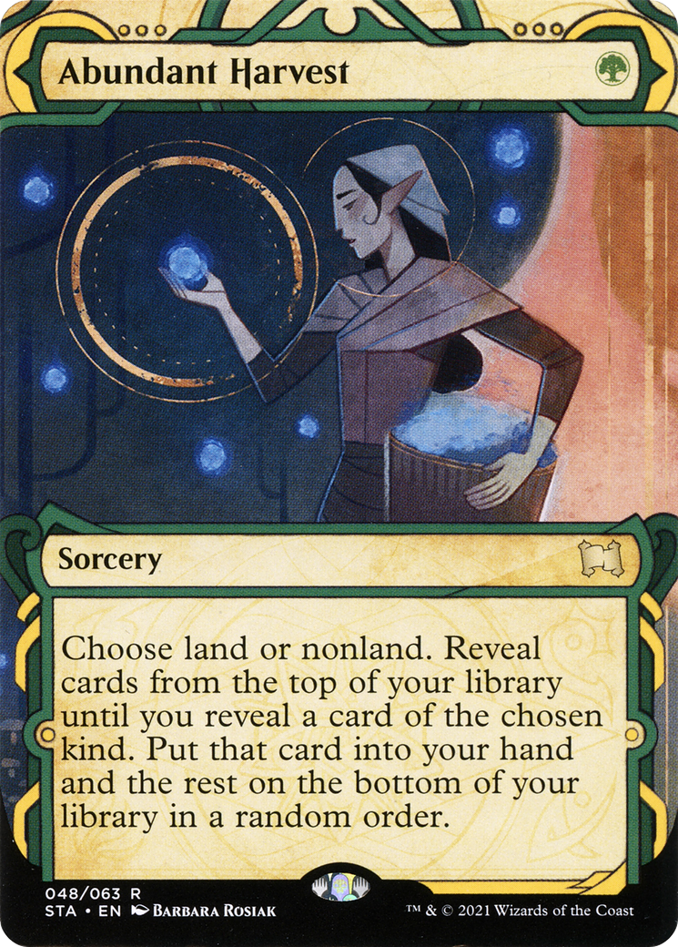 {R} Abundant Harvest [Strixhaven: School of Mages Mystical Archive][STA 048]