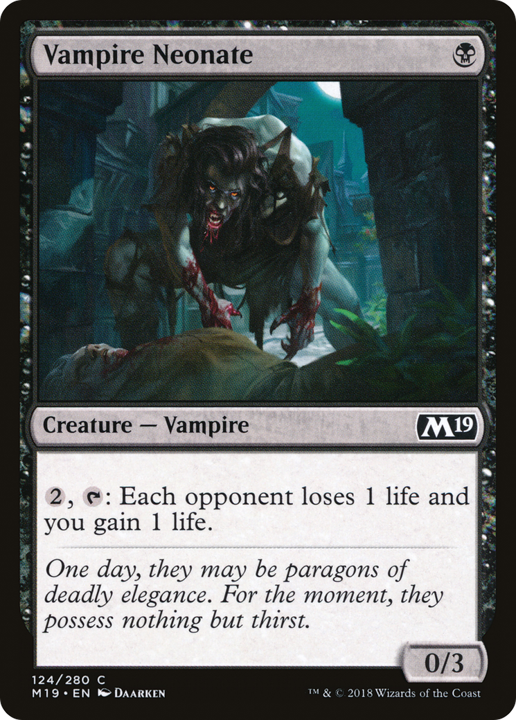 {C} Vampire Neonate [Core Set 2019][M19 124] - Misty Mountain Games