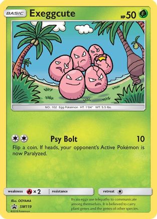 [PKM] Exeggcute (SM119) [Sun & Moon: Black Star Promos]