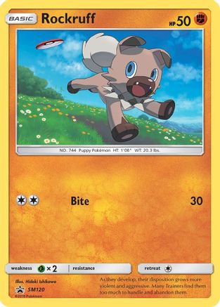[PKM] Rockruff (SM120) [Sun & Moon: Black Star Promos]