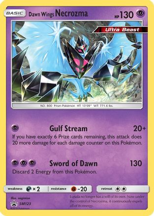 [PKM-R] Dawn Wings Necrozma (SM123) [Sun & Moon: Black Star Promos]