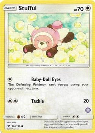[PKM] Stufful (110/147) (Deck Exclusive #12) [Sun & Moon: Trainer Kit - Alolan Sandslash]