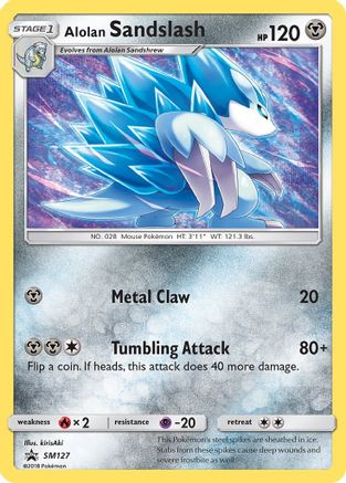[PKM] Alolan Sandslash (SM127) [Sun & Moon: Black Star Promos]