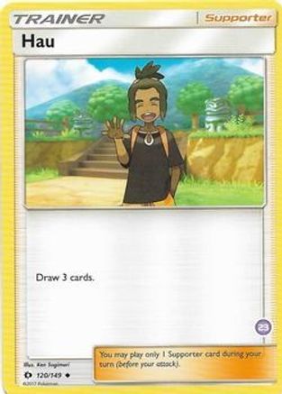 [TR] Hau (120/149) (Deck Exclusive #23) [Sun & Moon: Trainer Kit - Alolan Sandslash]