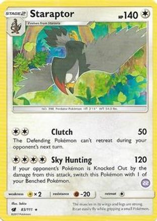 [PKM] Staraptor (83/111) (Deck Exclusive #22) [Sun & Moon: Trainer Kit - Alolan Sandslash]