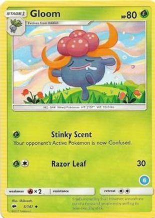[PKM] Gloom (5/147) (Deck Exclusive #6) [Sun & Moon: Trainer Kit - Alolan Ninetales]