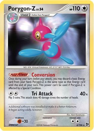 [PKM-R] Porygon Z (6/106) (Theme Deck Exclusive) [Diamond & Pearl: Great Encounters]