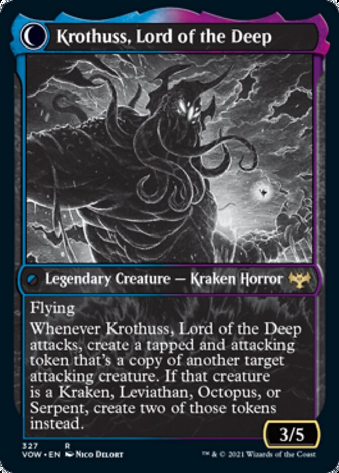 {R} Runo Stromkirk // Krothuss, Lord of the Deep (Showcase Eternal Night) [Innistrad: Crimson Vow][VOW 327]