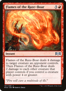 {C} Flames of the Raze-Boar [Ravnica Allegiance][RNA 101]