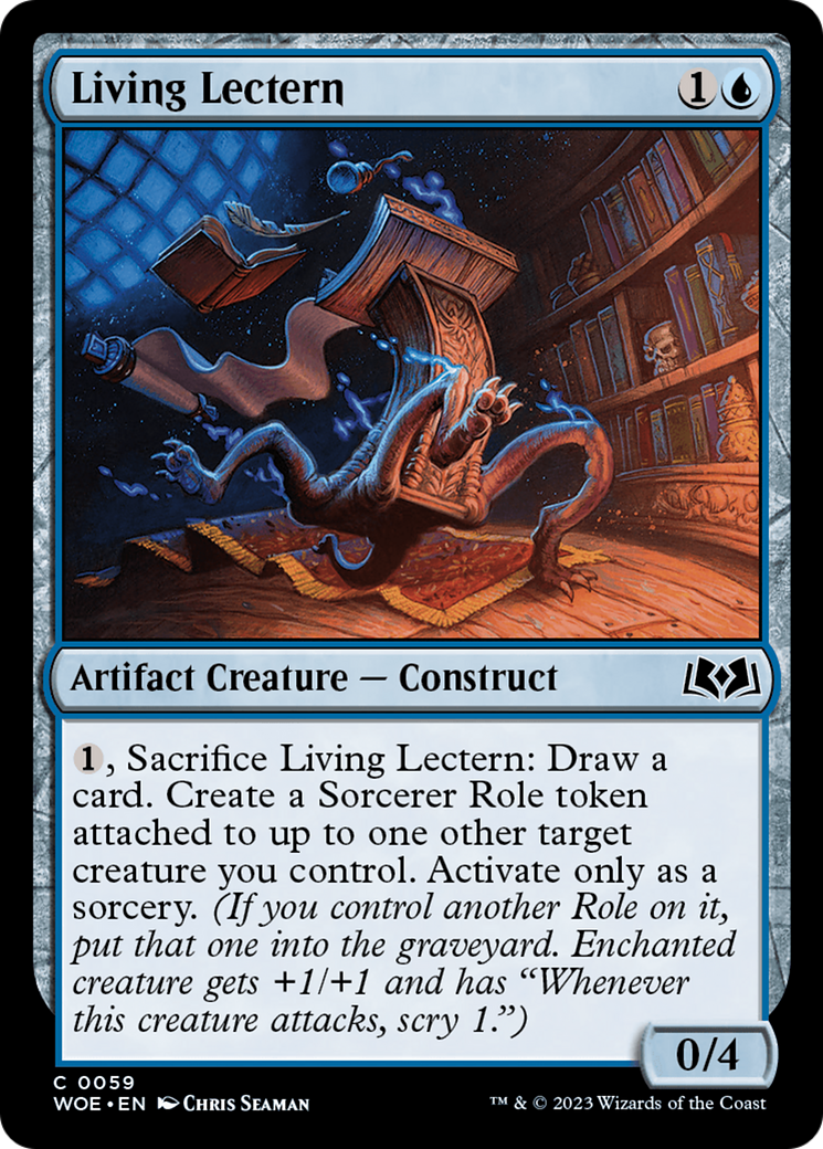 {@C} Living Lectern [Wilds of Eldraine][WOE 059]