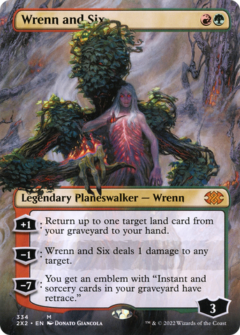 {R} Wrenn and Six (Borderless) [Double Masters 2022][2X2 334]