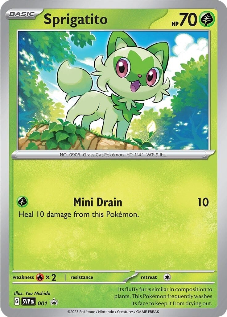 [PKM-R] Sprigatito (001) [Scarlet & Violet: Black Star Promos]