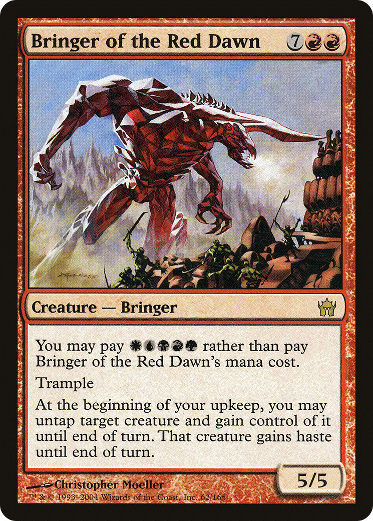 {R} Bringer of the Red Dawn [Fifth Dawn][5DN 062] - Misty Mountain Games