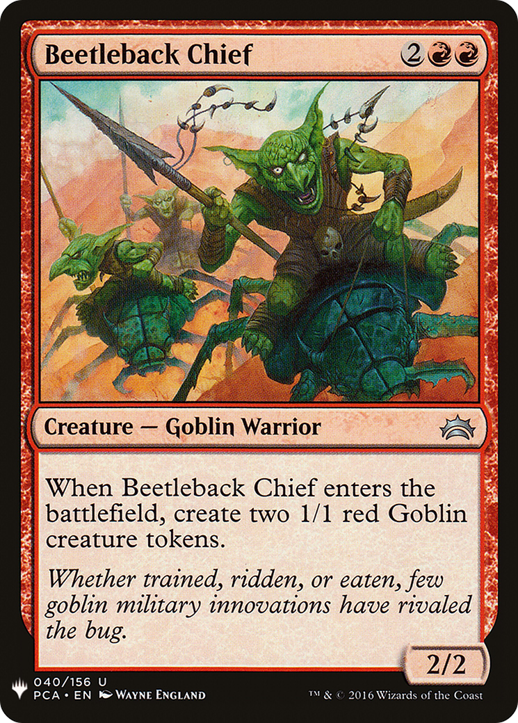 {C} Beetleback Chief [Mystery Booster][LS PCA 040]