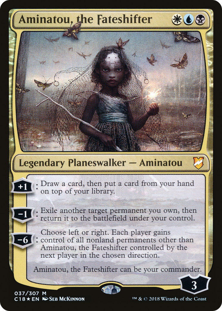 {R} Aminatou, the Fateshifter [Commander 2018][C18 037]