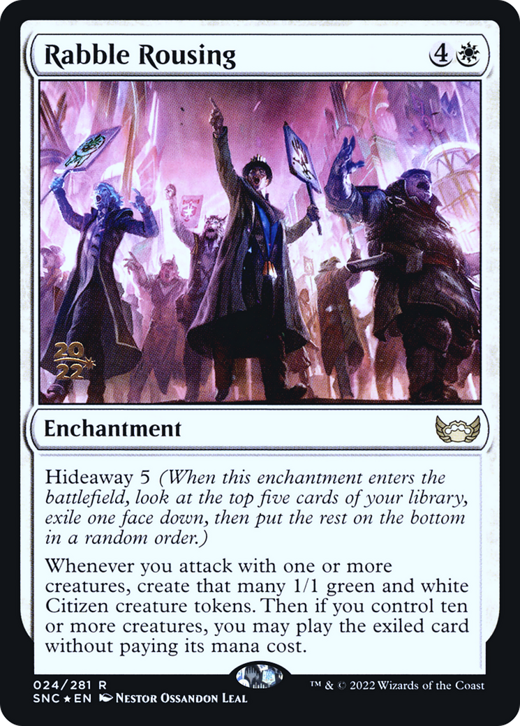 {R} Rabble Rousing [Streets of New Capenna Prerelease Promos][PR SNC 024]
