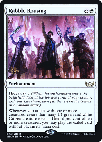 {R} Rabble Rousing [Streets of New Capenna Prerelease Promos][PR SNC 024]