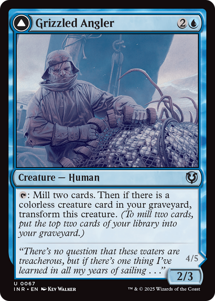 {C} Grizzled Angler // Grisly Anglerfish [Innistrad Remastered][INR 067]