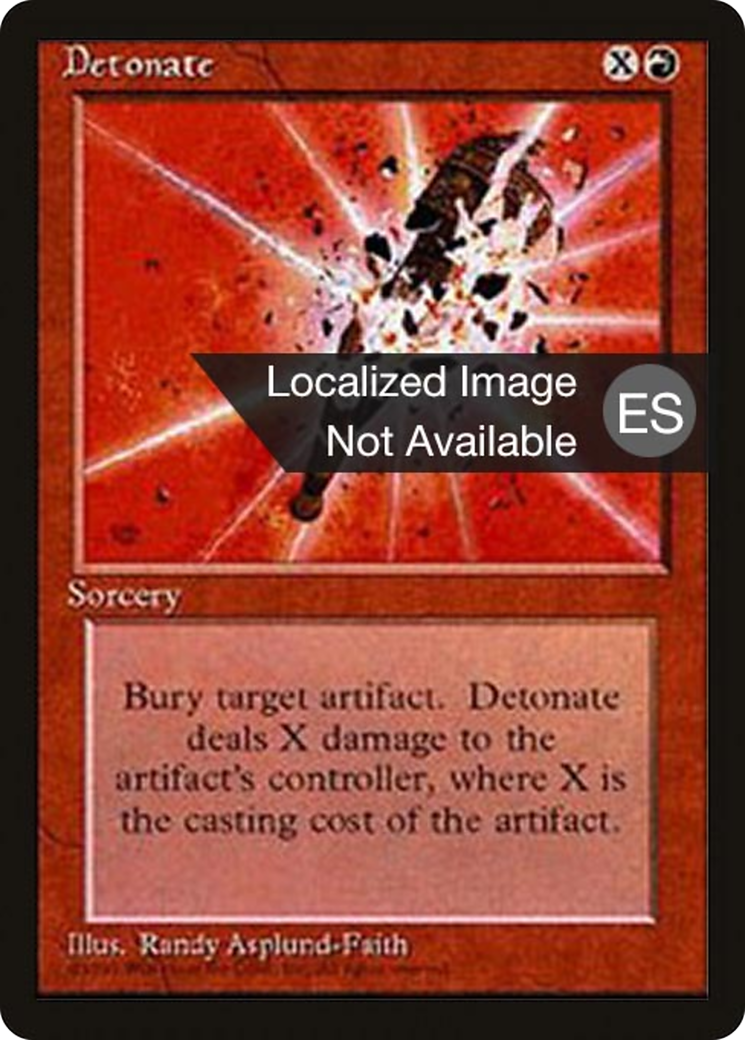 {F} Detonate [Fourth Edition (Foreign Black Border)][FBB 4ED 184]