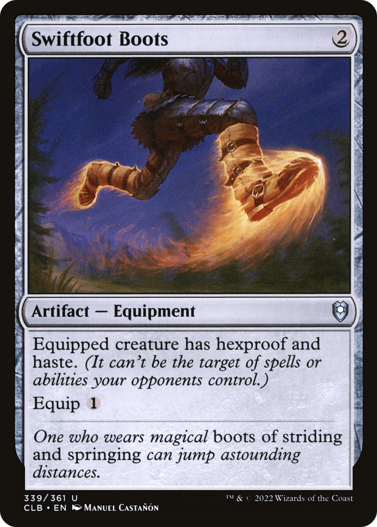 {C} Swiftfoot Boots [Commander Legends: Battle for Baldur's Gate][CLB 339]