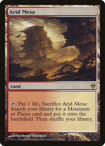 {R} Arid Mesa [Zendikar][ZEN 211]