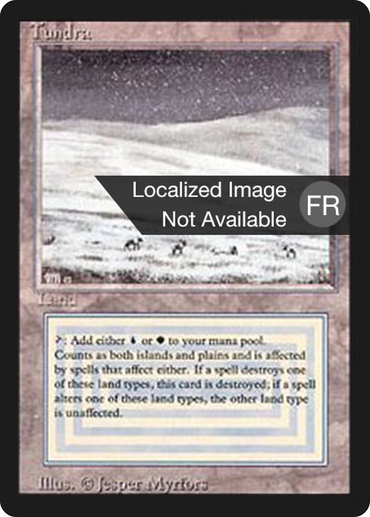 {F} Tundra [Foreign Black Border][FBB 3ED 289]