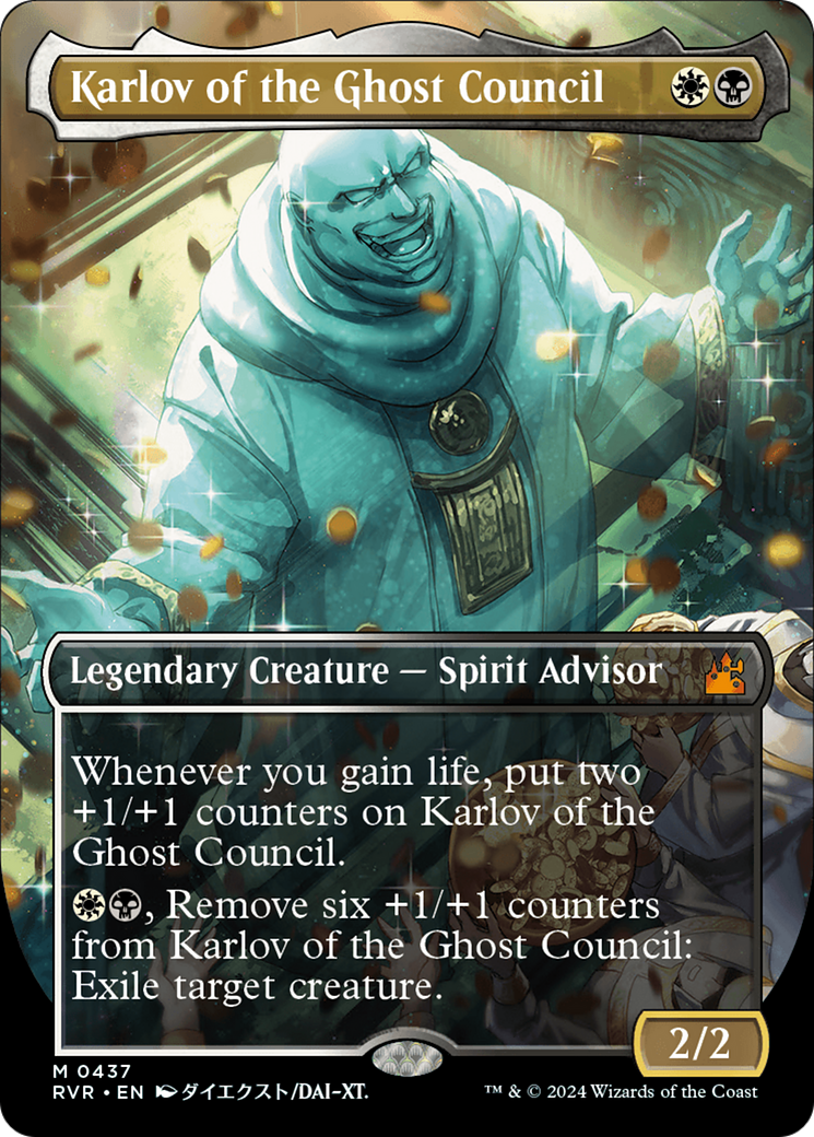 {R} Karlov of the Ghost Council (Anime Borderless) [Ravnica Remastered][RVR 437]
