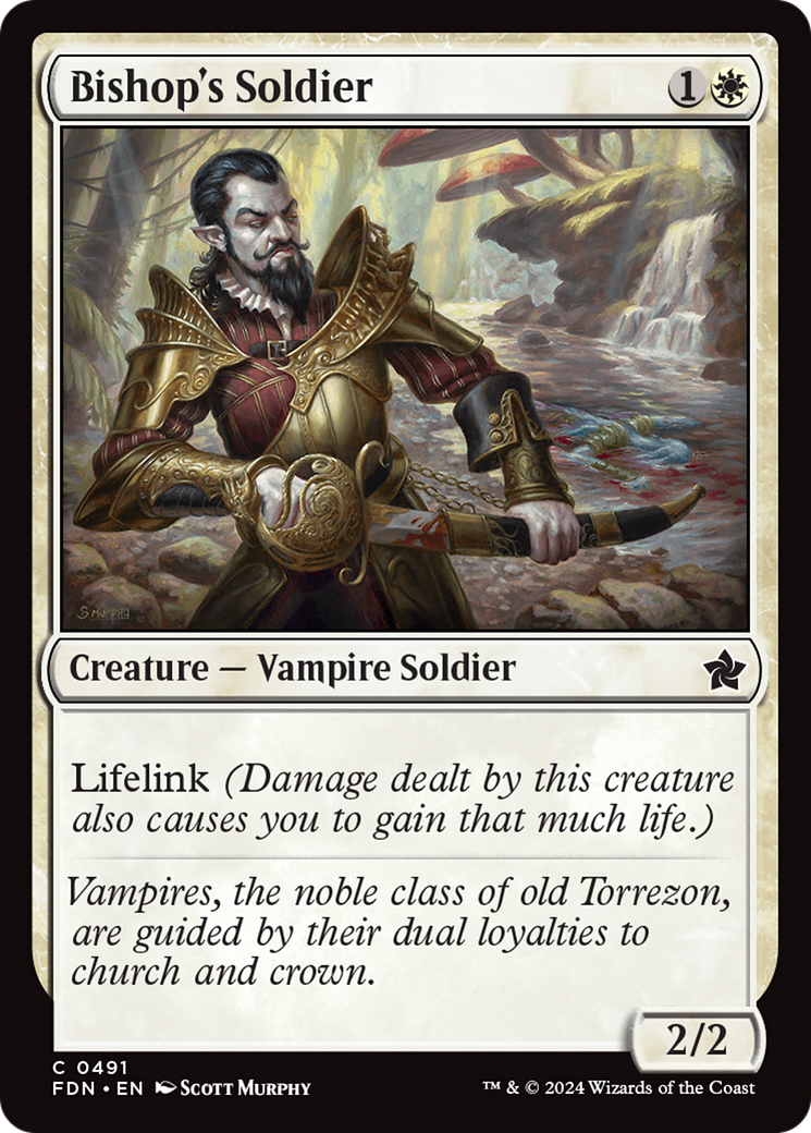{@C} Bishop's Soldier [Foundations][FDN 491]