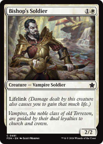 {@C} Bishop's Soldier [Foundations][FDN 491]