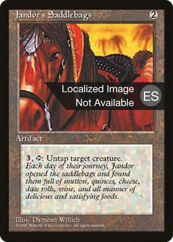 {F} Jandor's Saddlebags [Fourth Edition (Foreign Black Border)][FBB 4ED 330]