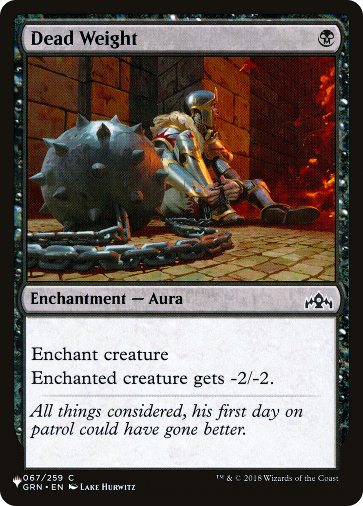 Dead Weight [LIST 067/259]
