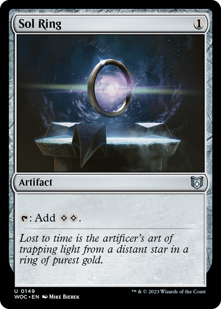 {C} Sol Ring [Wilds of Eldraine Commander][WOC 149]