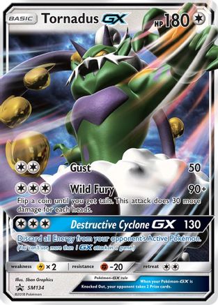 [PKM] Tornadus GX (SM134) [Sun & Moon: Black Star Promos]