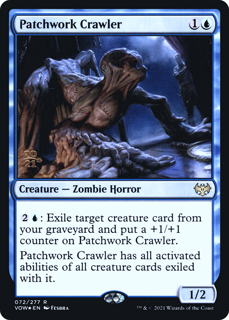{R} Patchwork Crawler [Innistrad: Crimson Vow Prerelease Promos][PR VOW 072]
