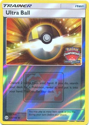 [PKM] Ultra Ball (135/149) (NA Championship Promo) [Sun & Moon: Base Set]