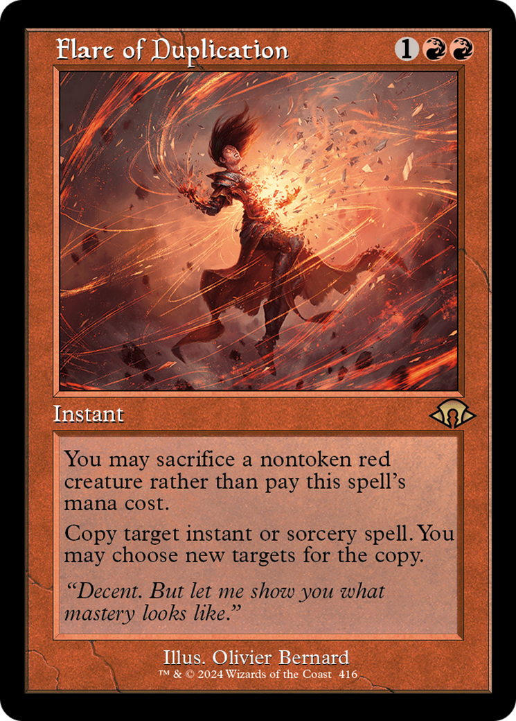 {R} Flare of Duplication (Retro) [Modern Horizons 3][MH3 416]