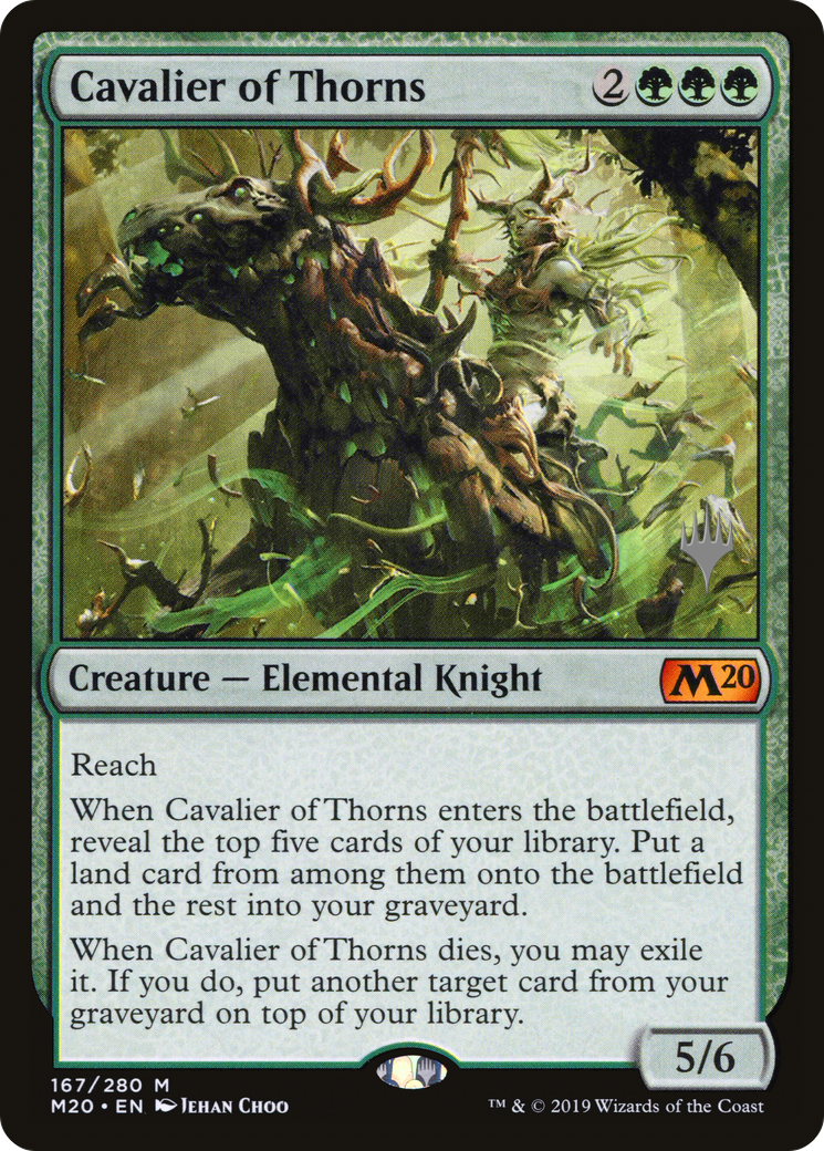 {R} Cavalier of Thorns (Promo Pack) [Core Set 2020 Promos][PP M20 167]