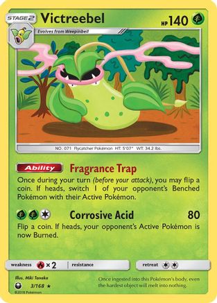 [PKM] Victreebel (3/168) [Sun & Moon: Celestial Storm]