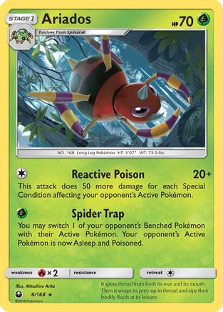 [PKM] Ariados (6/168) [Sun & Moon: Celestial Storm]