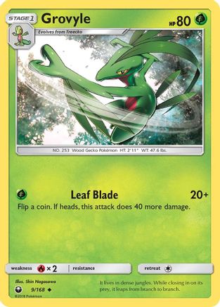 [PKM] Grovyle (9/168) [Sun & Moon: Celestial Storm]