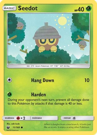 [PKM] Seedot (11/168) [Sun & Moon: Celestial Storm]