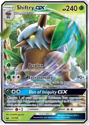 [PKM-R] Shiftry GX (14/168) [Sun & Moon: Celestial Storm]