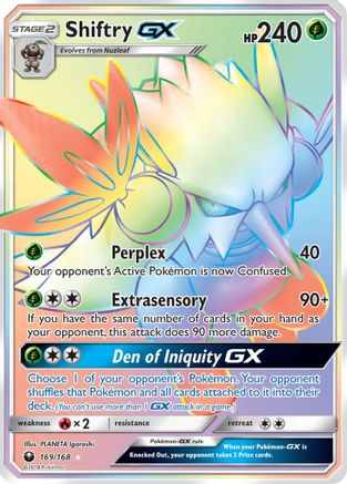 [PKM-R] Shiftry GX (169/168) [Sun & Moon: Celestial Storm]