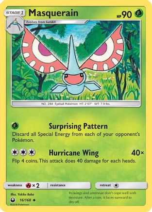 [PKM] Masquerain (16/168) [Sun & Moon: Celestial Storm]
