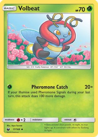 [PKM] Volbeat (17/168) [Sun & Moon: Celestial Storm]