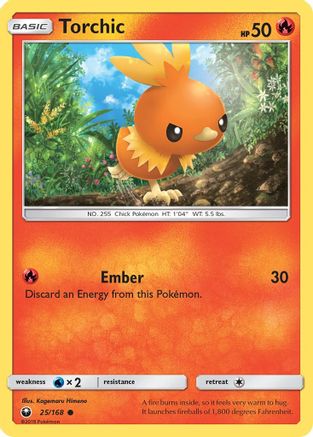 [PKM] Torchic (25/168) [Sun & Moon: Celestial Storm]