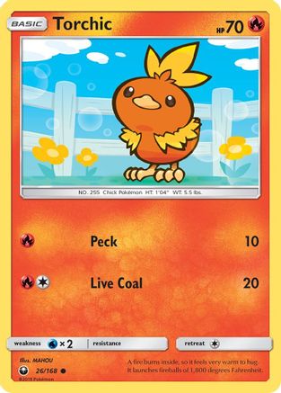 [PKM] Torchic (26/168) [Sun & Moon: Celestial Storm]