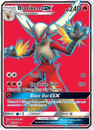 [PKM-R] Blaziken GX (153/168) [Sun & Moon: Celestial Storm]